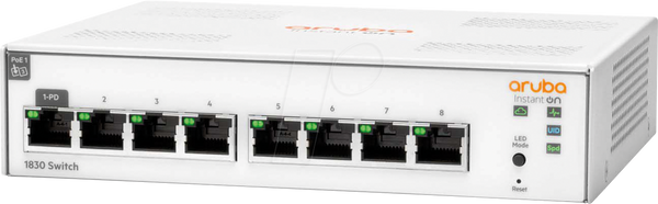 Hpe Networking Instant On Switch Series 1830 Jl814A 8G Managed 8Xrj45 10/100/1000 Garanzia A Vita - Img 4