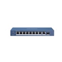 Main Image for SWITCH HIKVISION L2, Unmanaged, 8 Gigabit POE ports,1 Gigabit RJ45 uplink port,1 Gigabit SFP uplink port,120W - DS-3e0510p-e