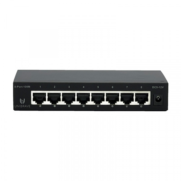 SWITCH Gigabit Ethernet IP-COM G1008M -8 porte 10/100/1000 Mbps auto-negoziazione RJ-45